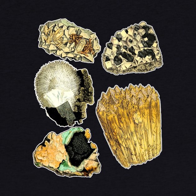 Rocks Minerals | Crystals Geodes Geology by encycloart